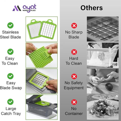 16 in 1 Vegetable Cutter-Multifunctional with Collector
